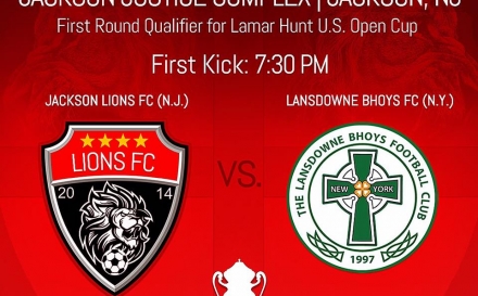 US OPEN CUP: Lions to play Lansdowne Bhoys FC