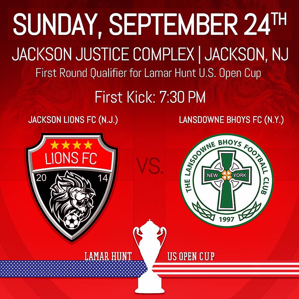 US OPEN CUP: Lions to play Lansdowne Bhoys FC