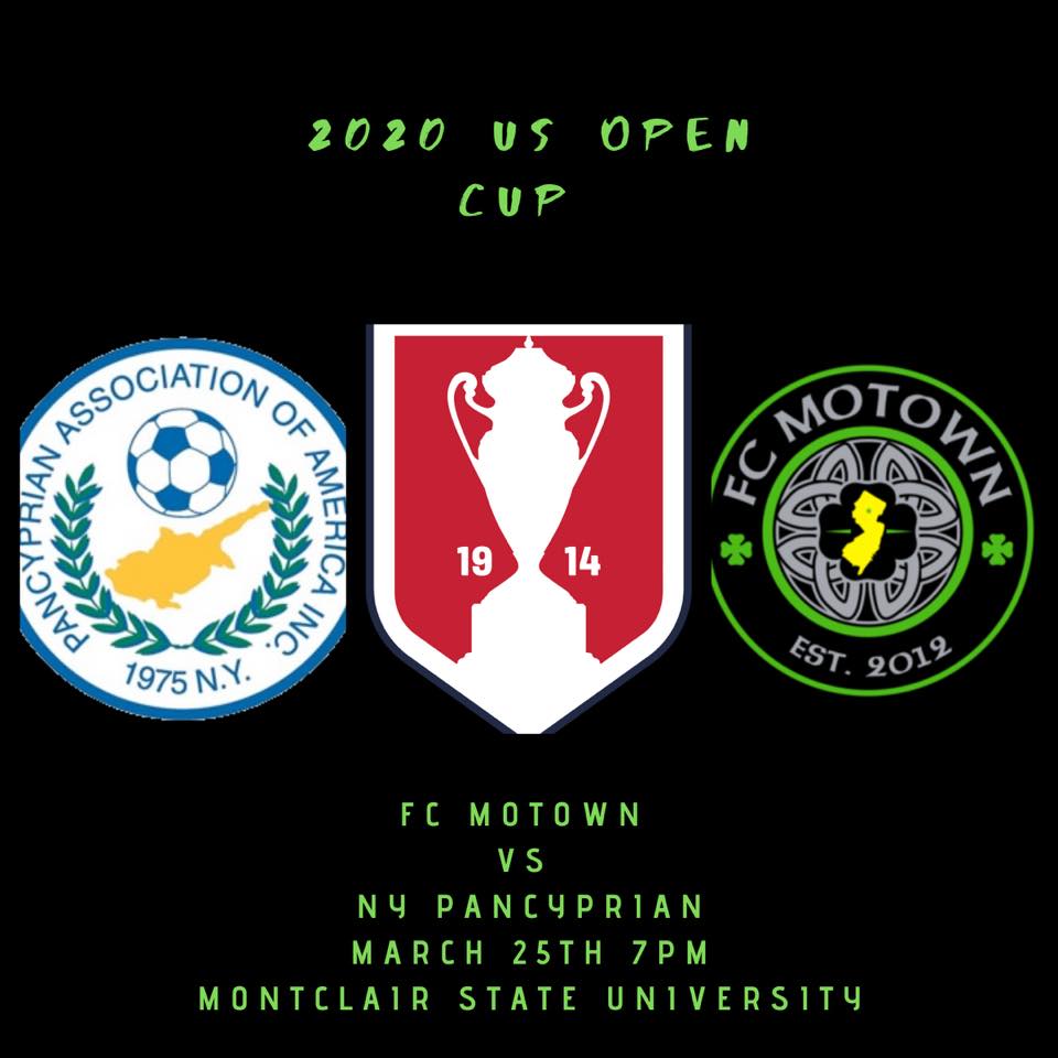 FC Motown will face New York Pancyprian in the U.S. Open Cup